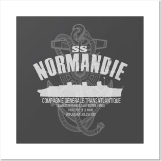 SS Normandie Posters and Art